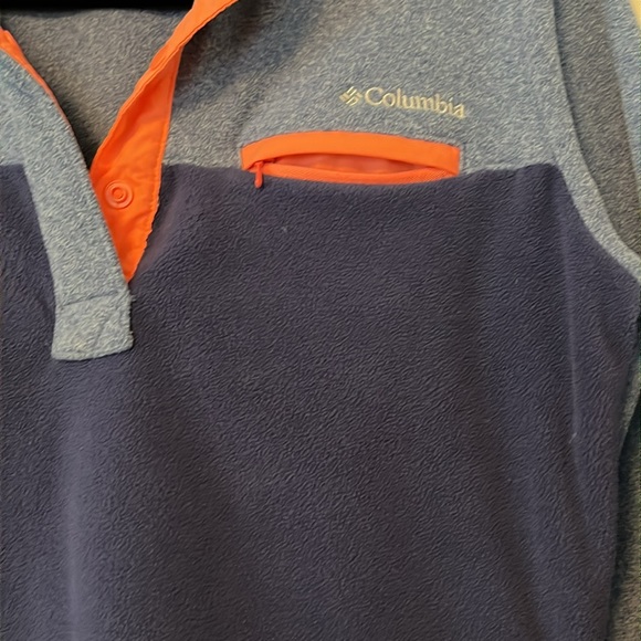 Columbia Mountain Side 1/2 Snap Pullover Fleece Jacket - Small - Picture 5 of 8